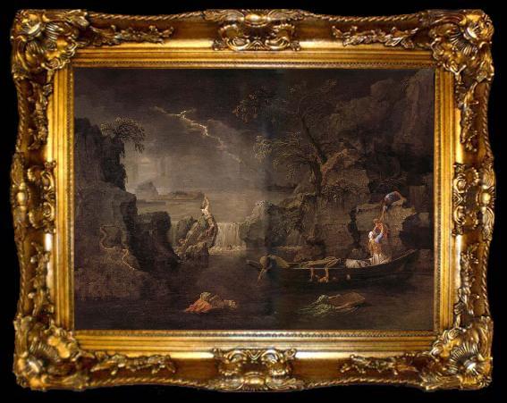 framed  POUSSIN, Nicolas L.Hiver ou Le deluge, ta009-2